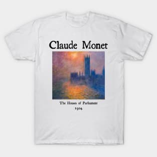 The Houses of Parliament by Claude Monet T-Shirt